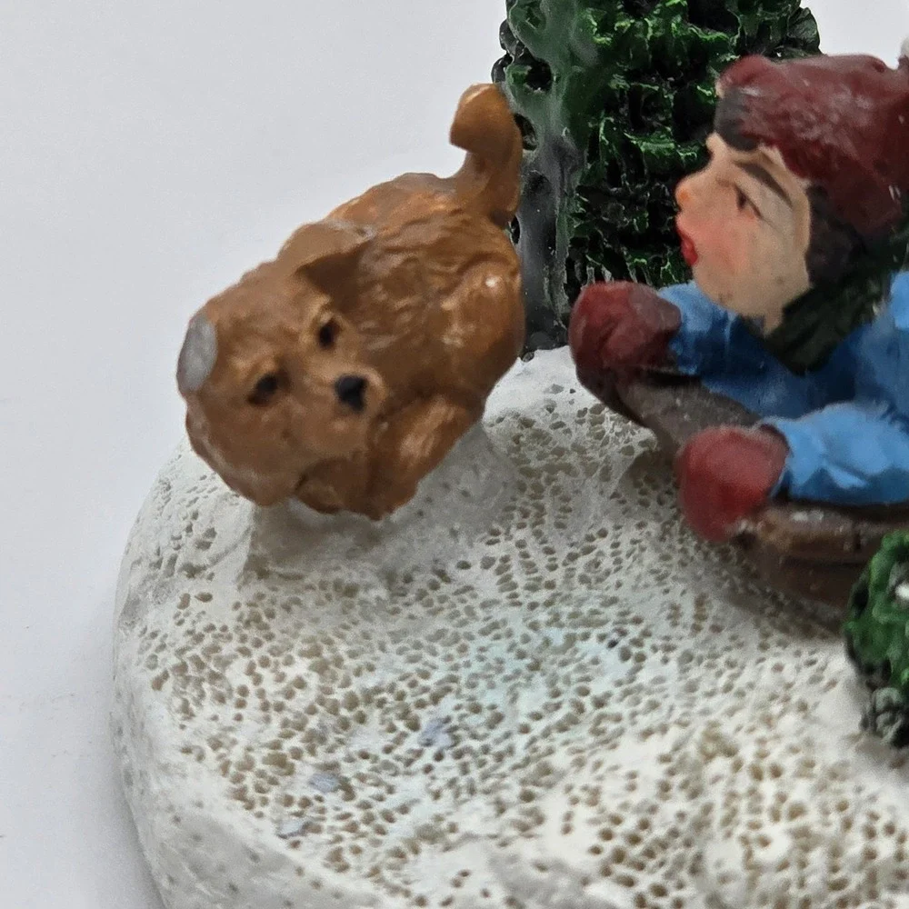 St. Nicholas Square Collection Accessories Children Sledding Lights Up READ